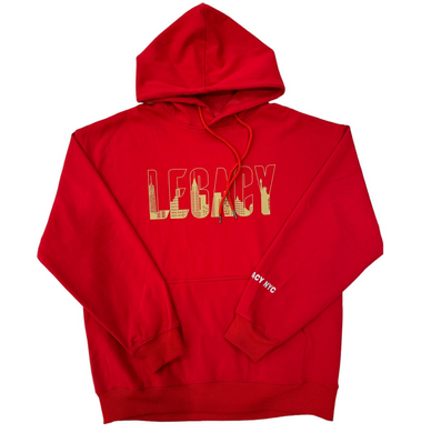 LEGACY NYC Skyline Hoodie v2 Red/Gold