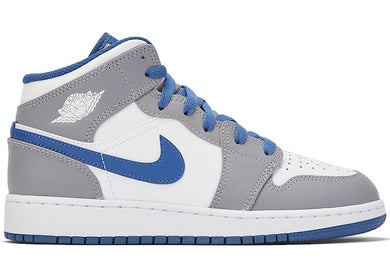 Jordan 1 Mid True Blue Cement (GS)