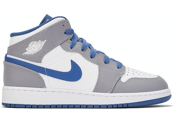 Jordan 1 Mid True Blue Cement (GS)