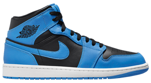 Jordan 1 Mid University Blue Black