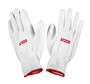 Supreme Rubberized Gloves White