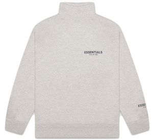 FEAR OF GOD ESSENTIALS Pullover Mockneck Light Oatmeal