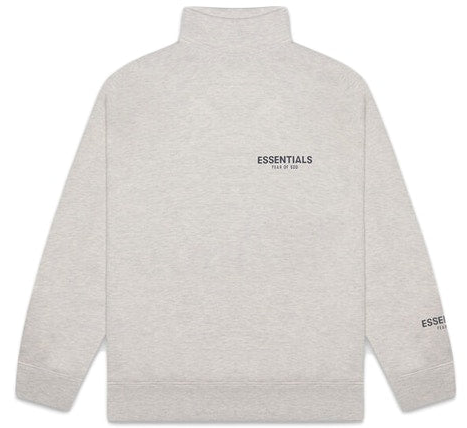 FEAR OF GOD ESSENTIALS Pullover Mockneck Light Oatmeal