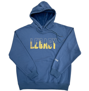 LEGACY NYC Skyline Hoodie v2 Navy/Gold