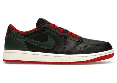 Jordan 1 Retro Low OG Gorge Green Varsity Red (W)