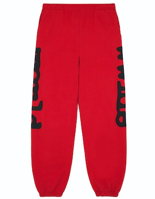 Sp5der Beluga Sweatpants Red