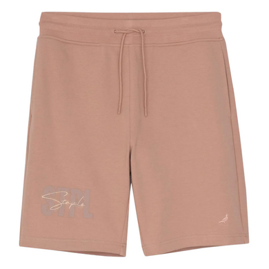Staple Script Embroidered Sweatshort Khaki
