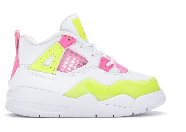 Jordan 4 Retro White Lemon Pink (TD)