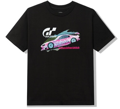 Anti Social Social Club x Gran Turismo GT500 T-Shirt Black
