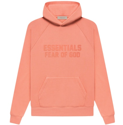 FEAR OF GOD ESSENTIALS Hoodie Coral