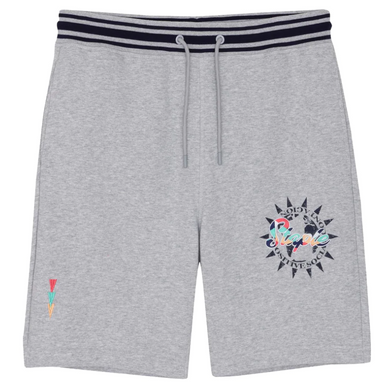 Staple Shadyside Embroidered Sweatshort Heather