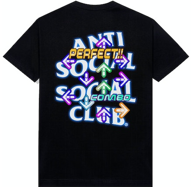 Anti Social Social Club Butterfly T-Shirt Black