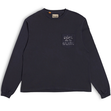 Gallery Dept. De La GALERIE L/S Pocket T-shirt Black