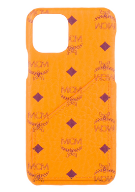 iPhone 15 Pro Max Case MCM Visetos Orange