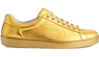 Gucci Ace Metallic Gold