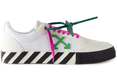OFF-WHITE Vulc Low White Green Fucshia