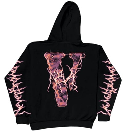 Vlone x Never Broke Again Eyes Hoodie Black