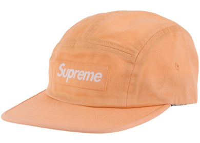 Supreme Washed Chino Twill Camp Cap (SS24) Peach