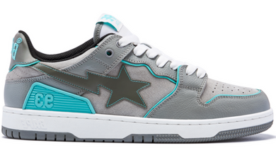 A Bathing Ape Bape SK8 Sta Gray Teal