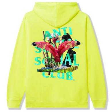 Anti Social Social Club 5:44 AM Hoodie Neon Yellow