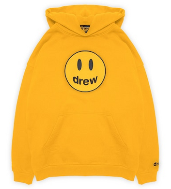 drew house mascot hoodie golden yellow