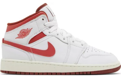 Jordan 1 Mid SE White Dune Red (GS)