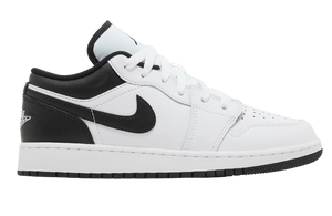 Jordan 1 Low White Black (GS)