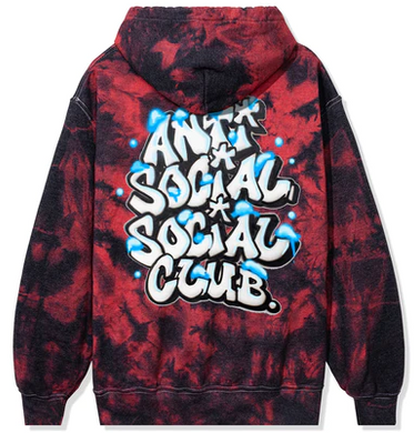 Anti Social Social Club Snow on the 405 Hoodie Red