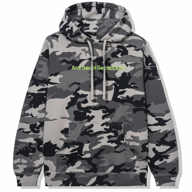 Anti Social Social Club Faces Hoodie Ice Camo