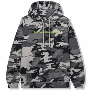 Anti Social Social Club Faces Hoodie Ice Camo
