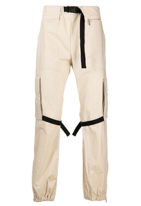 OFF-WHITE Diag Tab Cotton Cargo Pant Beige