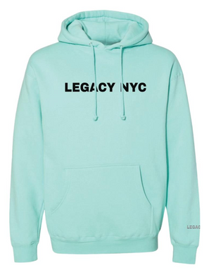 LEGACY NYC Silicone Premium Hoodie Mint