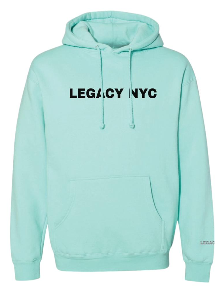 LEGACY NYC Silicone Premium Hoodie Mint