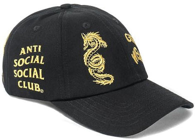 Anti Social Social Club Just My Luck Cap Black/Gold