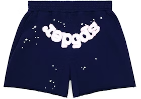 Sp5der OG Web Logo Sweat Short Navy