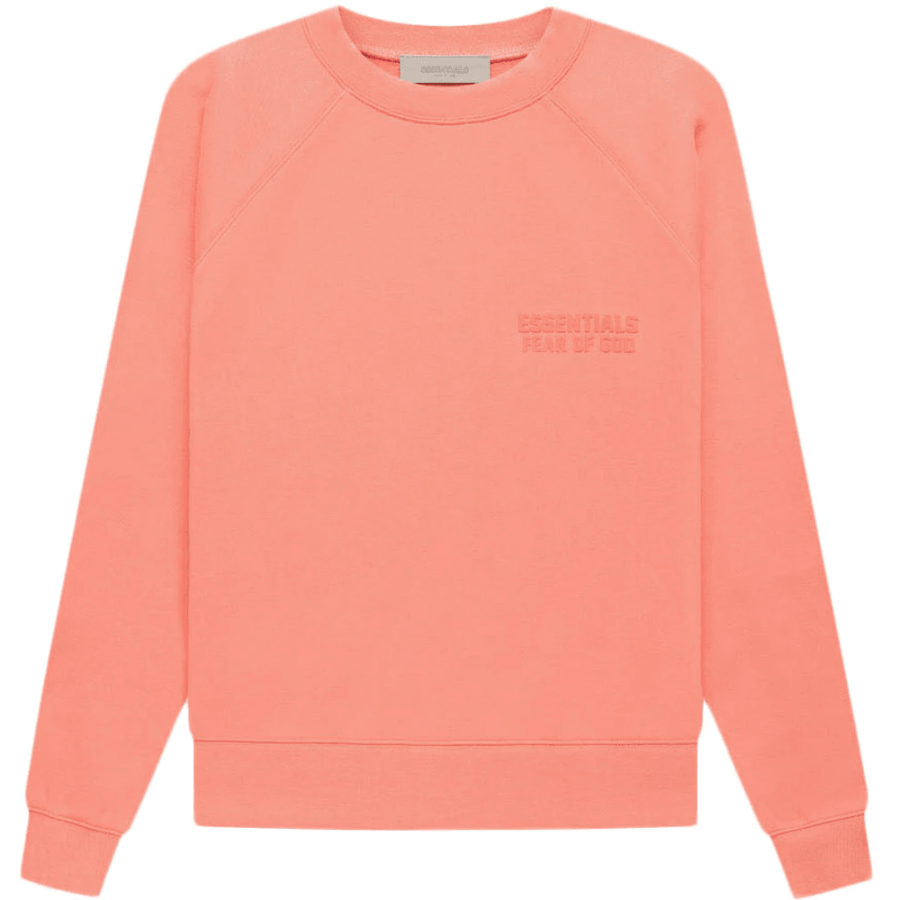 FEAR OF GOD ESSENTIALS Crewneck Coral