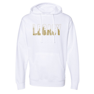LEGACY NYC Skyline Hoodie White/Gold