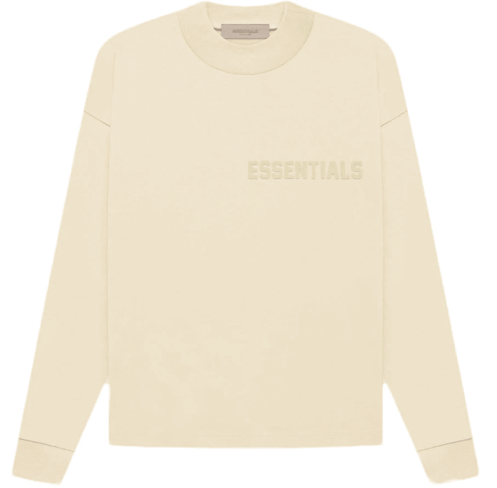 FEAR OF GOD ESSENTIALS L/S Egg Shell