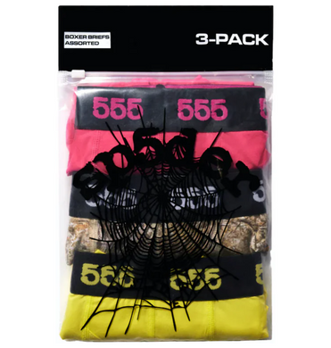 Sp5der Boxer Briefs (Set of 3) Multicolor