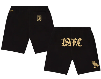 OVO x Mister Cartoon LAFC Shorts Black