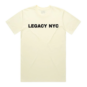LEGACY NYC Silicone Premium T-Shirt Off-Cream