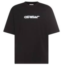 OFF-WHITE Blurred Logo T-Shirt Black/White