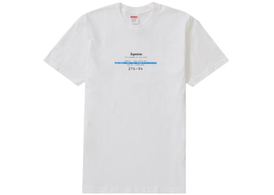 Supreme Standard T-Shirt White