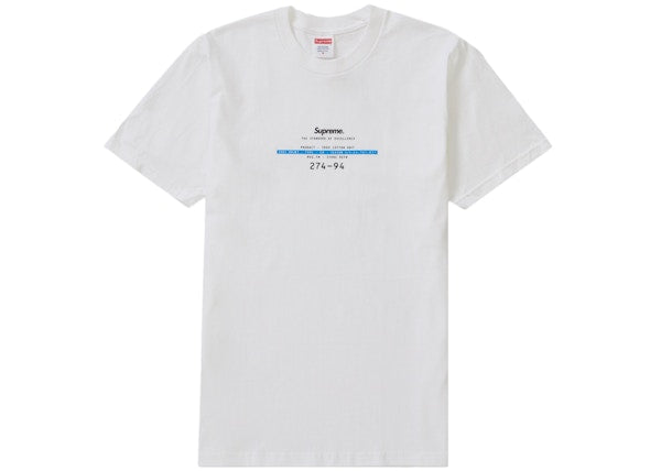 Supreme Standard T-Shirt White