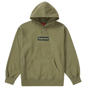 Supreme Inside Out Box Logo Hooded Sweatshirt Light Olive