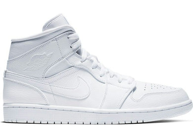 Jordan 1 Mid Triple White (2019)