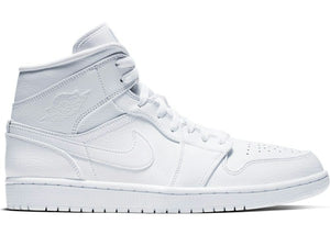 Jordan 1 Mid Triple White (2019)