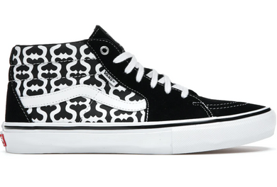 Vans Skate Grosso Mid Supreme Monogram S Logo Black