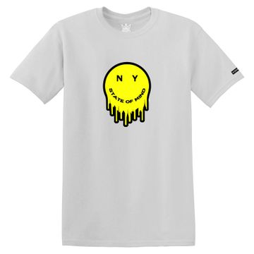 NY State of Mind Have A NYC Day Drip T-Shirt Silver