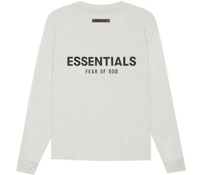 FEAR OF GOD ESSENTIALS L/S Light Oatmeal